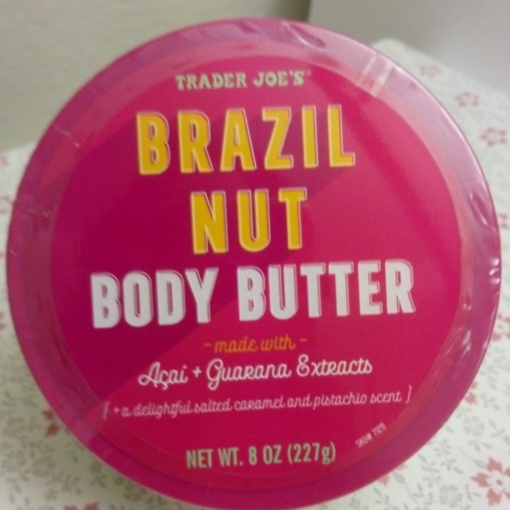 Brazil nut body butter Trader Joe's body cream moisturizer